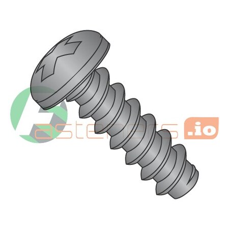 Newport Fasteners Self-Drilling Screw, #8 x 3/8 in, Zinc Plated Steel Pan Head Phillips Drive, 10000 PK 153421